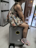 Airwheel愛爾威電動行李箱可騎行智能拉桿箱可坐代步旅行箱可登機20英寸 曬單實拍圖