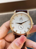 【二手99新】歐米茄碟飛男表系列18K金精鋼針扣真皮表帶商務(wù)休閑天文臺認證 二手表奢侈品 4300.31.00銀白面間金35MM 曬單實(shí)拍圖