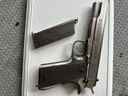 aqk1911成人玩具槍鋁合金bb全金屬手槍黃河牌發(fā)射器打氣球的搶彈 8.0AQK1911(鎢鋼色)雙彈夾 曬單實(shí)拍圖