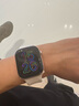 Apple/蘋果 Watch Series 10 智能手表GPS款42毫米玫瑰金色鋁金屬表殼淡桃粉色運動型表帶S/M MX1R3CH/B 曬單實拍圖