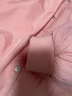 馬·拉丁（M.Latin）/童裝兒童羽絨服冬新款女小童色織提花羅紋輕薄羽絨服 珊瑚粉 120 cm 曬單實(shí)拍圖