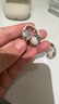 韶音（SHOKZ）OpenDots ONE動鈦圈開放式藍牙耳機耳夾式耳機藍牙跑步運動無線E310七夕禮物 星際白 曬單實拍圖