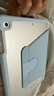 智思慧 適用Apple iPad第六/五代保護套9.7英寸 蘋(píng)果平板5/6代旋轉橫豎支撐透明殼硅膠全包防摔皮套 藍色 曬單實(shí)拍圖
