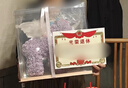 梵花戀歌永生花獨角獸玫瑰花禮盒結婚生日馬年吉祥禮物送女生女友老婆媽媽 【配手提袋】40厘米皇冠翅膀粉白天使【圣誕】組裝好 曬單實(shí)拍圖