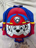 汪汪隊立大功（PAW PATROL）汪汪隊書(shū)包幼兒園男女童1-3-6歲小中大班寶寶護脊背包可愛(ài)輕便包5 (3-6歲)大號寶藍配紅毛毛(帶胸扣 曬單實(shí)拍圖