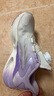 特步（XTEP）兒童童鞋氫風(fēng)8.0pro女童運(yùn)動(dòng)競(jìng)訓(xùn)透氣旋轉(zhuǎn)扣跑鞋 帆白/芍藥紫 33 曬單實(shí)拍圖