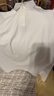 【阿瑪尼制造商】寬松版POLO衫男女270G重磅中袖潮牌T恤衫 白色 L <180斤 曬單實拍圖