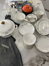 漢茗新年禮物景德鎮中式碗盤(pán)餐具整套家用喬遷之喜骨瓷碗筷碟套裝高檔 升級版60件套丨配高檔錦盒 曬單實(shí)拍圖