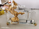 泰錦瑞新款老板總經(jīng)理辦公室桌面水晶筆筒擺件時(shí)尚收納盒辦公桌老板擺件 馬到成功+水晶筆筒(順豐速發(fā)/可印字帶禮盒禮袋) 曬單實(shí)拍圖