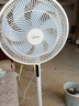 美的（Midea）電風扇家用遠距送風遙控智能落地扇七葉智能感溫立式電扇宿舍臥室搖頭 【25年新品】升級AI聲控風隨溫變款35AS 曬單實拍圖