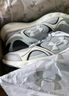 adidas「面包鞋」GRAND COURT BASE 00s休閑低幫板鞋男女阿迪達斯 灰色/黑色/醬紫   36 曬單實拍圖