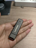 聯(lián)想（Lenovo）256G Type-C USB3.2手機U盤(pán) 雙接口 金屬蓋帽防塵防摔  SX6Pro系列 槍色 曬單實(shí)拍圖