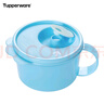 特百惠（Tupperware）微波460ml水晶湯碗可加熱學(xué)生上班族便攜野餐露營(yíng)飯盒單個(gè) 天空藍 曬單實(shí)拍圖