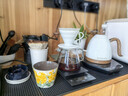 HARIO 日本V60經(jīng)典陶瓷咖啡濾杯有田燒咖啡杯手沖咖啡杯帶配套量勺VDC 白色1-2人份+量勺 曬單實(shí)拍圖