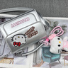 NEXT KISS凱蒂貓HelloKitty手提包女2025新款高顏值小方包百搭單肩斜挎包 銀色 曬單實拍圖