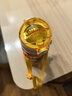 膳魔師（THERMOS）兒童水杯316l不銹鋼保溫杯寶寶水杯小學(xué)生吸管杯耐磨防摔可斜跨 黃恐龍 320ml（帶恐龍蛋+杯繩） 曬單實(shí)拍圖