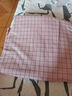 AB商場(chǎng)同款內衣女士睡褲純棉薄款春夏格子寬松休閑梭織全棉居家長(cháng)褲 粉格 XXXL(175/105) 曬單實(shí)拍圖