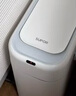 蘇泊爾智能感應夾縫垃圾桶9L電池款衛生間浴室小白桶（含2節5號干電池） 曬單實(shí)拍圖
