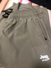 JEEP SPIRIT吉普七分褲夏季男薄款冰絲短褲男速干運(yùn)動(dòng)褲透氣休閑褲子灰綠3XL 曬單實(shí)拍圖
