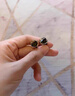 伊燦氣質(zhì)名媛黑色鋯石三角耳釘女個(gè)性高級(jí)感2025新款爆款輕奢小眾耳飾 黑色三角形耳釘 曬單實(shí)拍圖