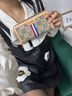 古士旗法國品牌包包女款2025年新款手拿包女士錢包長(zhǎng)款頭層牛皮零錢包 墨綠色【Green】 曬單實(shí)拍圖