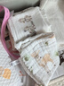 婧麒（JOYNCLEON）嬰兒口水巾毛巾純棉6層紗布小方巾柔軟兒童6條裝 30 Jyp171062 曬單實(shí)拍圖