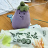 Jellycat活潑茄子包包掛飾食物蔬菜毛絨玩偶掛件公仔生日七夕情人節(jié)禮物 活潑茄子包包掛飾 One Size 曬單實(shí)拍圖