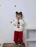 G.DUCKKIDS小黃鴨童裝哪吒衣服女童套裝夏季2025新款兒童夏裝小女孩短袖短褲 圖片色 100 建議2~3歲【 90-100cm】cm 曬單實(shí)拍圖