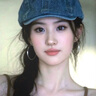 UR2025秋季新款女裝設計感碎花拼接磨破牛仔長(cháng)褲UYL850054 藍色 27 曬單實(shí)拍圖