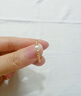 老鳳祥黃金金珠戒指女款足金圓珠閉口指環(huán)情人節(jié)生日禮物送女友愛人媽媽 金珠戒指 圈號14 約0.21g 曬單實拍圖