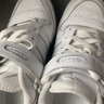 adidas FORUM LOW休閑魔術(shù)貼籃球運動板鞋男女阿迪達斯官方三葉草 白 41 曬單實拍圖