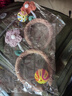 韓萊緹多功能逗娃神器發(fā)箍哄娃發(fā)卡帶球頭飾兒童換尿不濕叮 橘粉組合【2件套】B00-303 曬單實(shí)拍圖