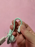吟悅 適用Type-C數(shù)據(jù)線6A快充oppo華為通用安卓手機(jī)適用vivo小米三星充電線 單條裝-(清新綠) 1.5米 曬單實(shí)拍圖