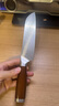 十八子作精美刻紋圖案刀具 飛霞流年菜刀多用刀SL2369-C【精美禮盒裝】 曬單實(shí)拍圖