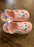 巴拉巴拉寶寶洞洞鞋兒童拖鞋夏季軟底防滑洗澡嬰兒幼兒室內(nèi)家居女童涼拖鞋 曬單實(shí)拍圖