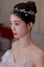 思梨首飾套裝閃鉆鑲嵌滿鉆項(xiàng)鏈女式婚禮用品飾品項(xiàng)鏈耳環(huán)手鏈三件套裝 曬單實(shí)拍圖