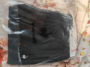 樂(lè )卡克（Le coq sportif）法國公雞男款三色系列經(jīng)典針織運動(dòng)長(cháng)褲 黑色/B01 XL 曬單實(shí)拍圖