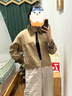 優(yōu)衣庫女裝休閑拉鏈短茄克/外套巴恩風(fēng)翻領(lǐng)時尚夾克 新款479208 32 深米色 L /160/88A 曬單實拍圖