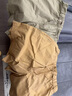 無印良品（MUJI）女式 水洗 平紋 短褲 休閑 褲子女款夏季款女裝中褲 外穿 米色5S M (160/66A) 曬單實(shí)拍圖