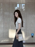 CAHOE KULLO包包女款輕奢2025新款女士手拿斜挎小眾手機(jī)小挎包七夕情人節(jié)禮物 奶油白-CK女包送女朋友老婆閨蜜生日情人節(jié)禮物 曬單實(shí)拍圖