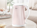 美的（Midea）電熱水壺家用電水壺?zé)畨?雙層防燙 0涂層食品級(jí)304不銹鋼 1500W快速沸騰 1.7L大容量 HJ1705 曬單實(shí)拍圖