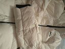FILA 斐樂(lè )官方女士羽絨服時(shí)尚休閑簡(jiǎn)約基礎連帽外套 云菇白-WT XL (175) 92A 曬單實(shí)拍圖