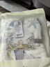 嫚熙（EMXEE）嬰兒紗布浴巾純棉寶寶新生兒童浴巾大尺寸洗澡包裹包巾 海底空間 110×110cm 曬單實拍圖
