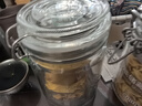 喜碧（Scybe）泡酒容器密封罐牛奶瓶玻璃密封瓶果汁飲料瓶早餐杯韋達1000ml 曬單實(shí)拍圖