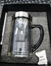 希諾（HEENOOR）雙層玻璃杯帶把手高檔泡茶杯子男家用辦公透明水杯XN-9321 435mL 曬單實(shí)拍圖
