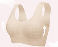 芬騰可安（FENTENGCARE）【2件裝】固定乳膠杯無(wú)痕高彈裸感調(diào)整型收副乳內(nèi)衣女無(wú)鋼圈文胸 曬單實(shí)拍圖