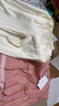 妍莉芬（yanlifen）新中式國風套裝女提花上衣闊腿褲兩件套時尚2025年夏季女裝新款 粉色短袖上衣+杏色闊腿褲 M (95-105斤內(nèi)) 曬單實拍圖