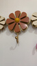 積易木坊進(jìn)門(mén)衣帽架免打孔墻上掛衣架藝術(shù)掛鉤創(chuàng  )意衣掛墻入戶(hù)門(mén)掛玄關(guān)輕奢 花-5鉤 【55cm x 18cm】 曬單實(shí)拍圖