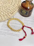 中國黃金（CHINA GOLD）黃金手鏈女款足金碎金子盤纏紅手繩七夕情人節(jié)生日禮物送女友老婆 盤纏手鏈 約4.9g+品牌禮盒 曬單實拍圖
