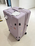 KOSITU 科思途德國前開(kāi)口行李箱可擴展大容量28寸26拉桿旅行箱20登機箱密碼皮箱 暮煙紫【擴展增容+前開(kāi)口+剎車(chē)減震輪+雙層防爆拉鏈】 28英寸 （托運箱/推薦長(cháng)期/長(cháng)途/搬家/留學(xué)） 曬單實(shí)拍圖